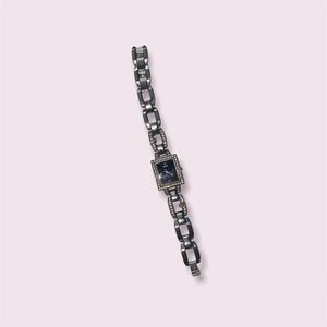 Guess Steel Watch with Diamond Accent